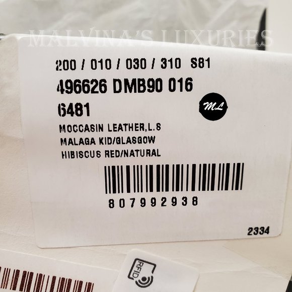 GUCCI SHOES JORDAAN HORSEBIT SHEARLING FUR RED LEATHER LOAFERS 37.5 7.5 US - Picture 16 of 16